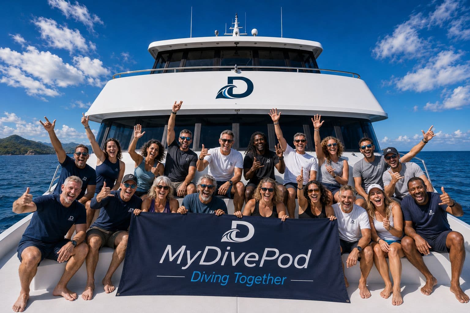 Liveaboard diving in crystal blue waters